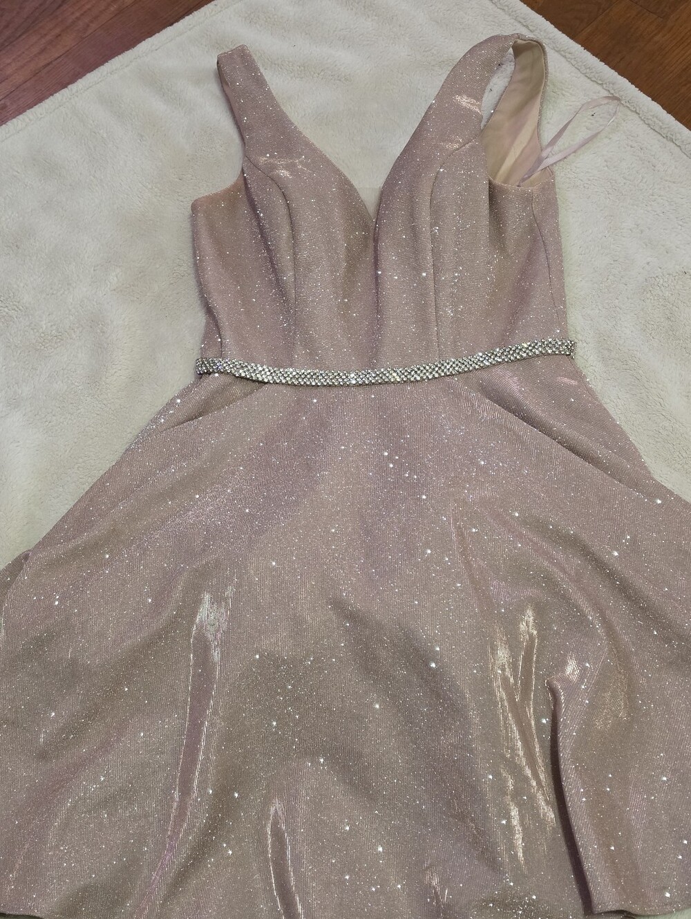 Elegant Pink Sleeveless Dress
